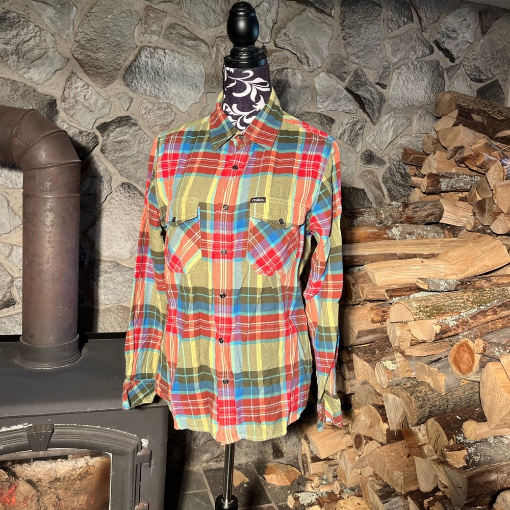 Matix Button Down Plaid Shirt S